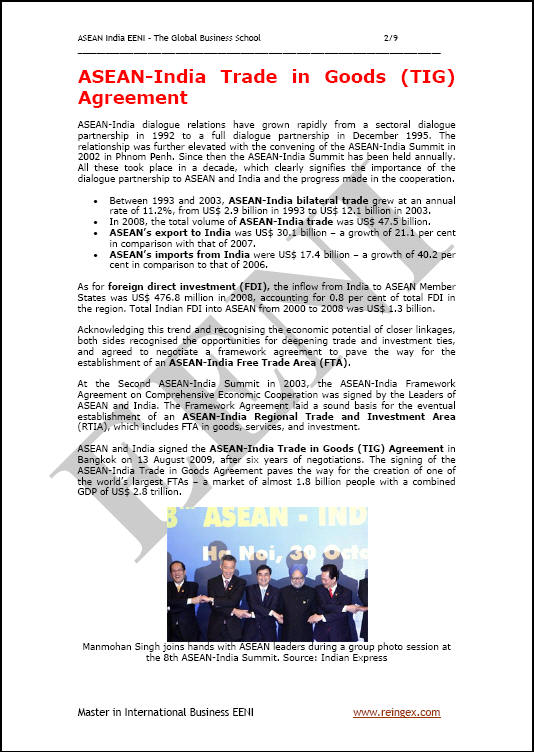 Ấn Độ thương mại quốc tế ASEAN