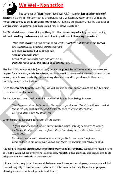 Đạo giáo Wu Wei